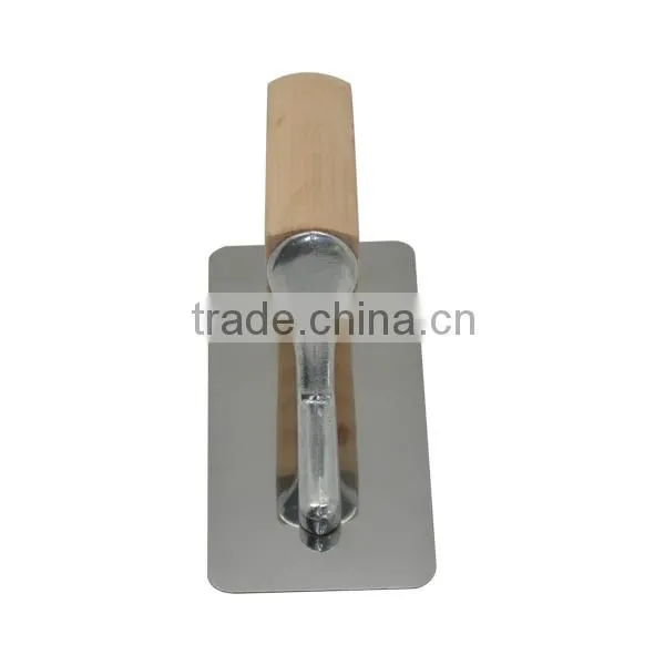 Stainless Steel Plastering Trowel With Natural Wooden Handle Venetian Trowel photo-5