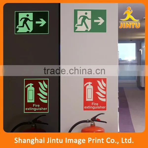High Quality Custom Self Adheisve Glow in Dark Vinyl Sticker photo-2
