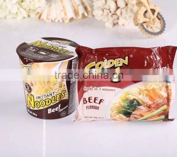 Private Label Bag Quick Instant Noodles Soup / OEM Cup Instant Noodles Ramen / Halal Instant Food photo-3