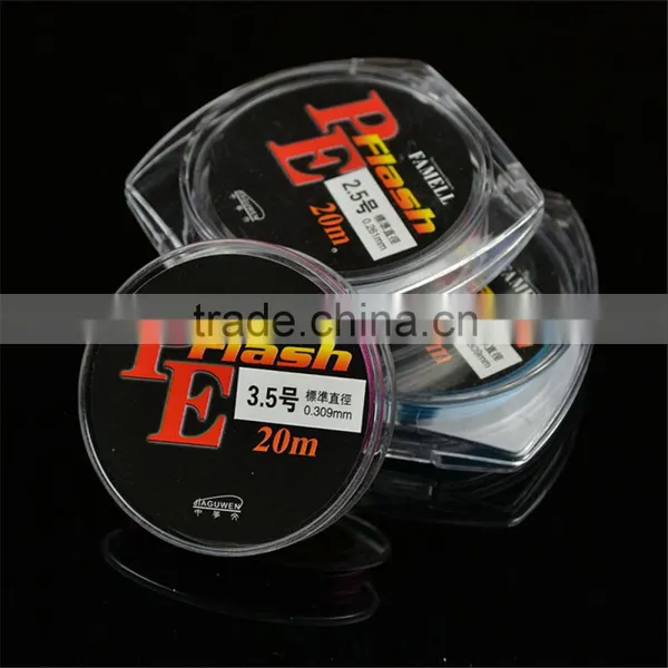Even Thickness Smooth Surface pe Line for Fishing Navy Blue,3-12 Strands