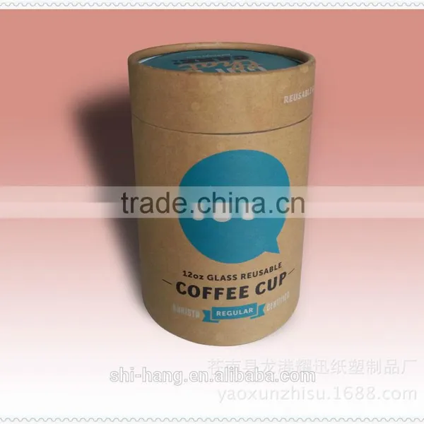 Custom Color Printing Paper Tube Cylinder Container Packaging Boxes for Free Sample