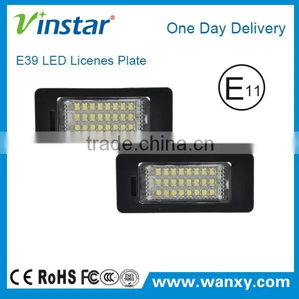 Best price easy instal E39 LED license light license plate lamp for BMW E39 E46 E60 E60N E70 E70N E90 E91 E92 M3 E93 E82 E38