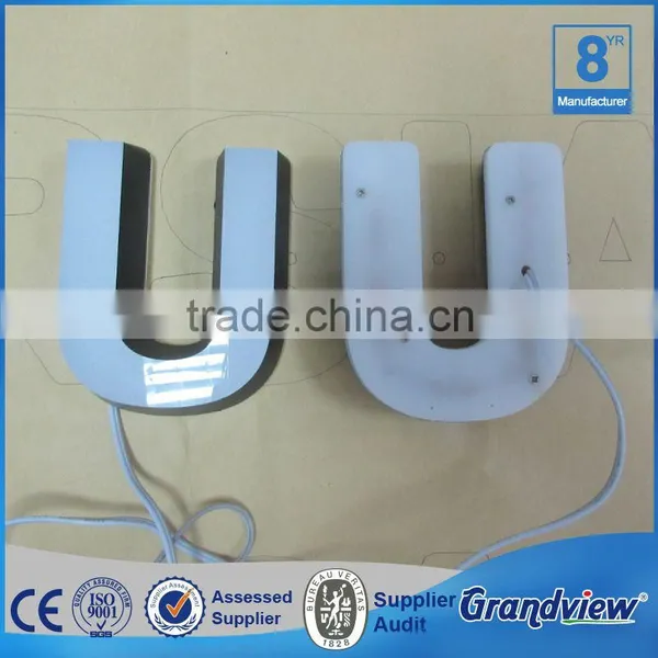 Interior Mini Letter Sign Frontlit and Backlit Channel Letter Sign for Wall photo-2