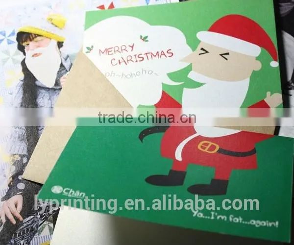 Custom High Quality Christmas Card New Year Greeting Card Printing photo-5