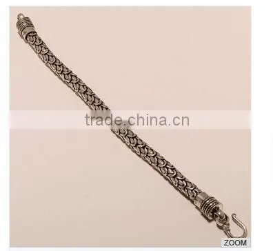 B0016-STERLING SILVER PLAIN BRACELET 61.59