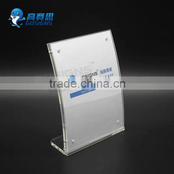 2016 New Display Product Customized Advertising Acrylic Sign Holder photo-3