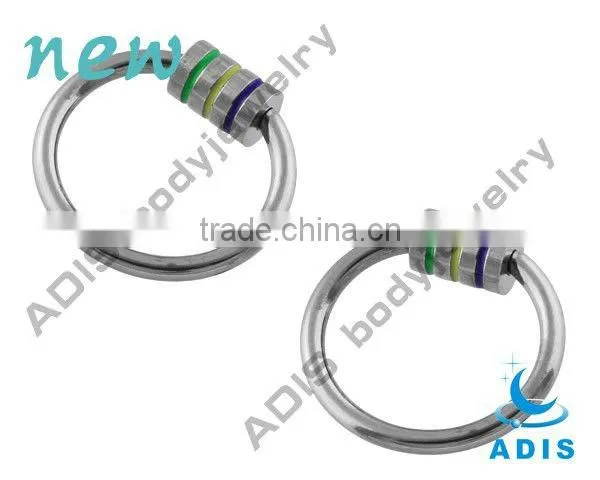 G23 Titanium Jewelry BCR,Nose Ring Nose Piercing