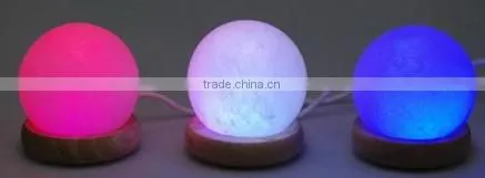 Amazing Himalayan USB Salt Lamp Ball/Sphere in Different Light Colors