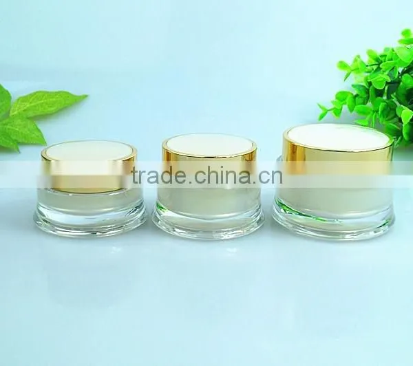 Cystal Top ABS Cap Plastic Acryrlic Cream Jars photo-4