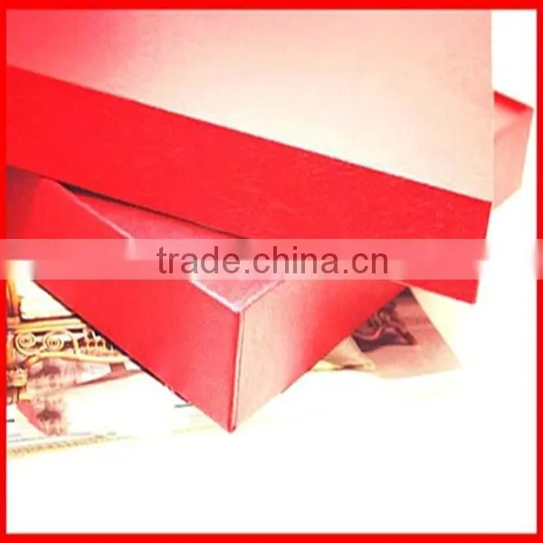Embossed Red Good Design Custom Logo Printing Silk Storage Gift Box and Bag Wholesale photo-3