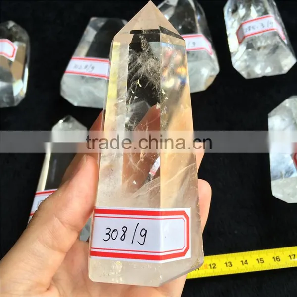 Natural Medium Genuine Clear Quartz Crystal Pillars Point Of Sale photo-6