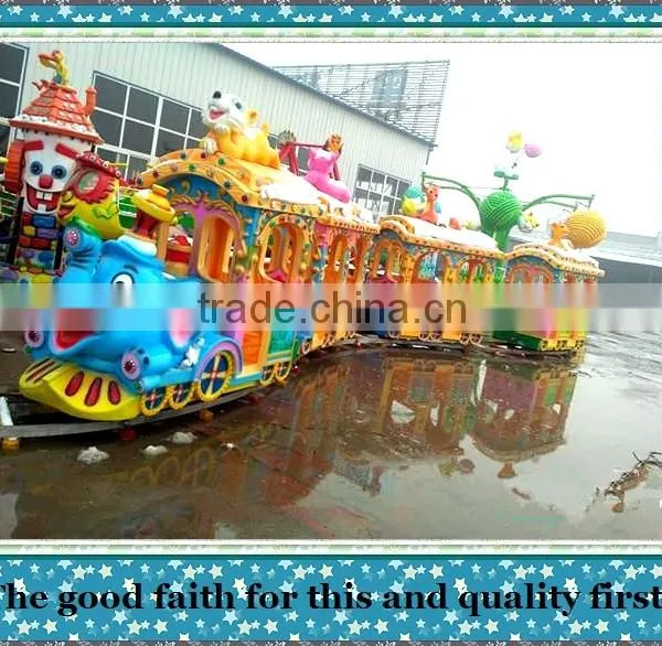 Electronic Amusement Park Games Elephant Train Equipment for Sale photo-2