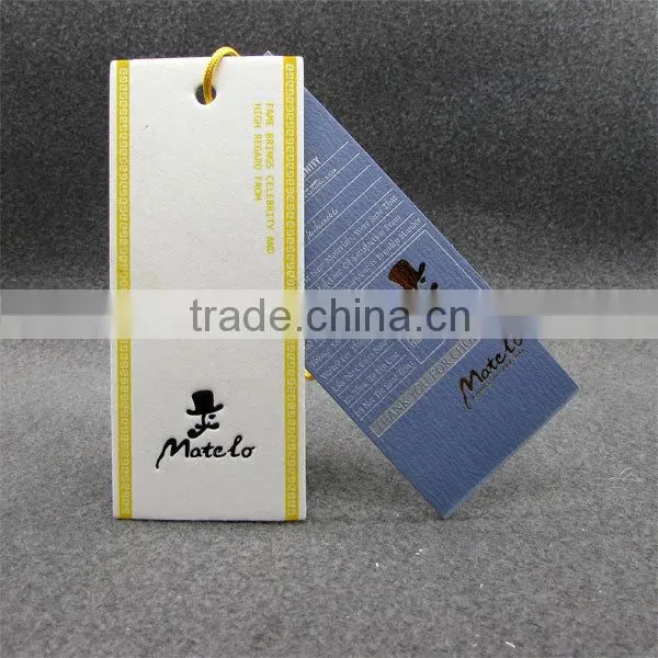 Debossed Foil Vogue Tags For Clothing photo-2
