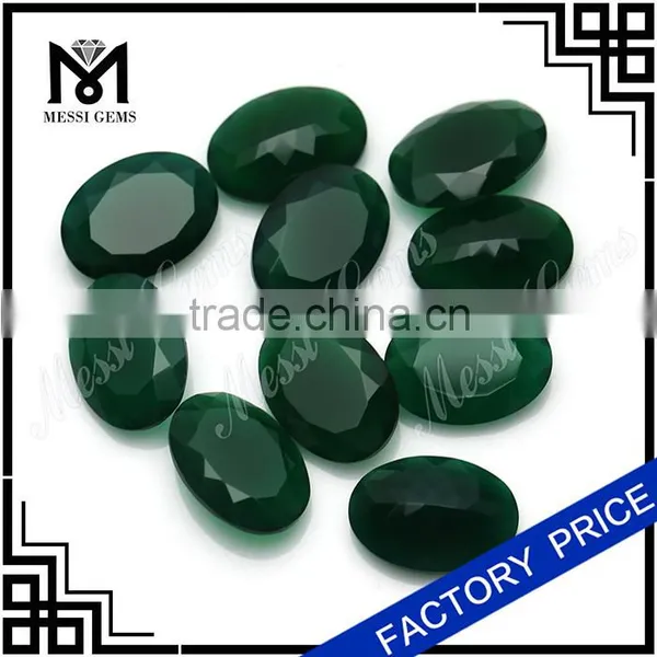 Chinese Oval 13x18MM Green Agate Wholesale Natural Agate photo-5