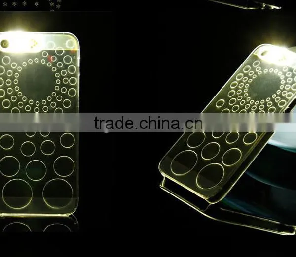 LED Light Flash TPU+PC Hybrid Phone Case for IPhone 6 Iphone 5S Light Phone Cases photo-3