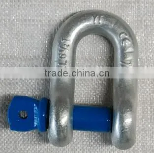 Drop Forged Hardware Tempered Alloy Steel/carbon Steel Lifting Hoist DW Shape High Strength Shackle(alloy Steel) photo-4
