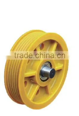 elevator guide pulley