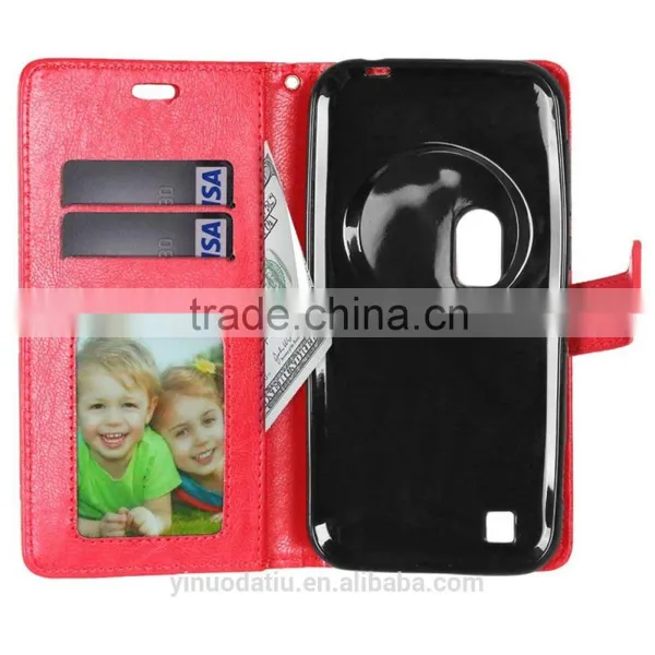 Hot Sale PU Leather Mobile Phone Flip Wallet Kickstand Case for ASUS Zenfone ZOOM ZX551ML photo-2