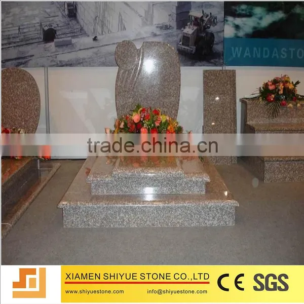 China Granite G664 Pink Gravestone