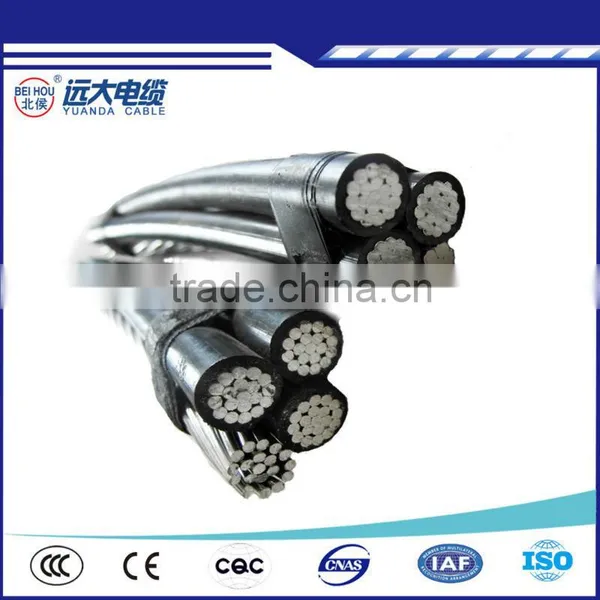 Low Voltage Aluminum Cable 16mm Aerial Bundle Cable With 3 Cores photo-2