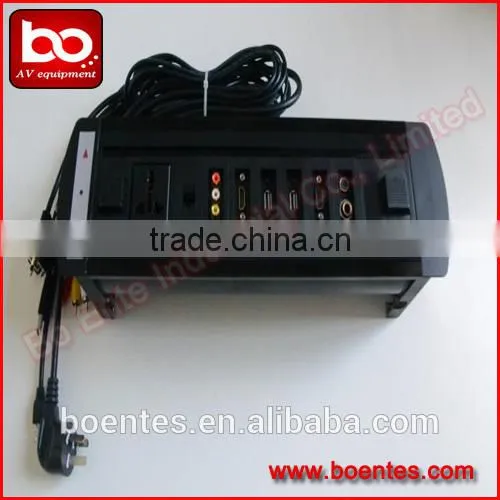 Conference Room Meeting Solution for Motorized Rotating Desktop Power Socket With Extension Cables photo-5