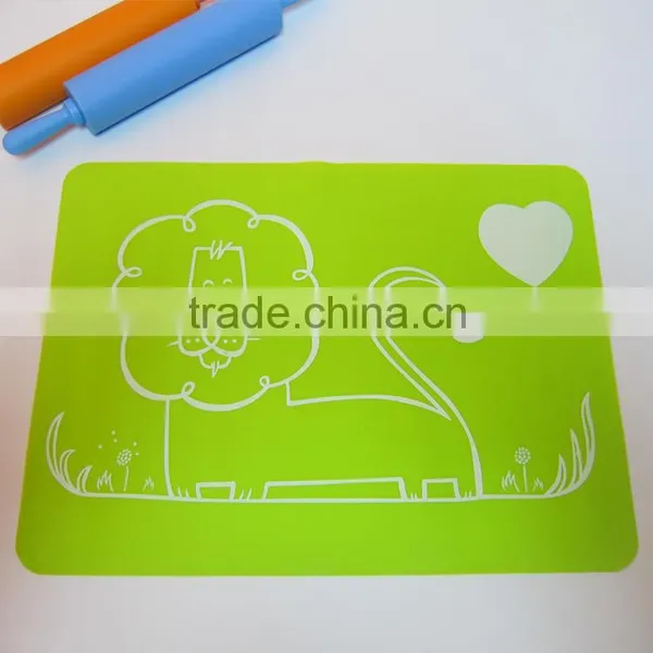 Custom Logo Printing Design Non-stick Kitchen Baking Mat Silicone photo-6