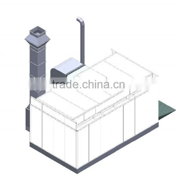 JF Good Spray Booth Middle Price High Effeciency Offer Clean Cabin Purified Air Health Body Painting Room for Sale photo-3