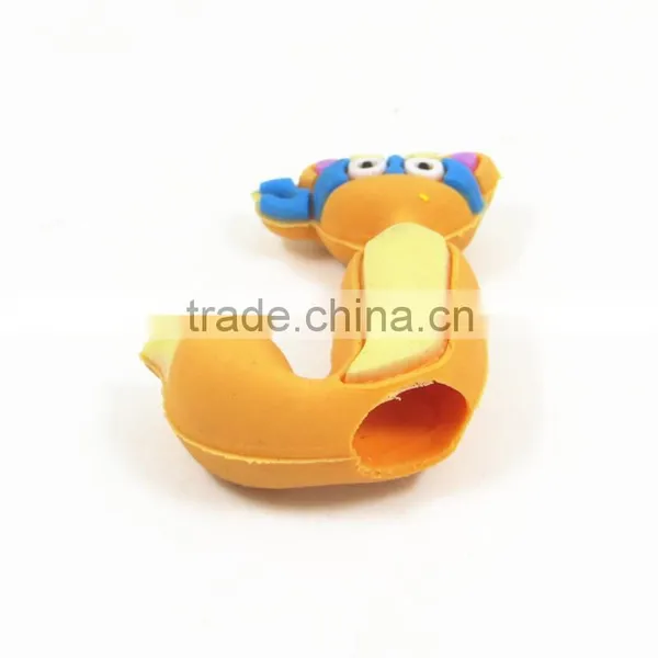 Cartoon Customized Pen Topper/ Rubber Letter Pencil Topper/ PVC Pencil Topper photo-2