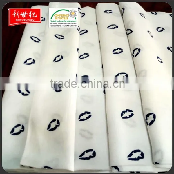 Make to Order 30*30 68*68 110-120gsm Women Dress Rayon Printed Fabric/spun Rayon Fabric photo-2