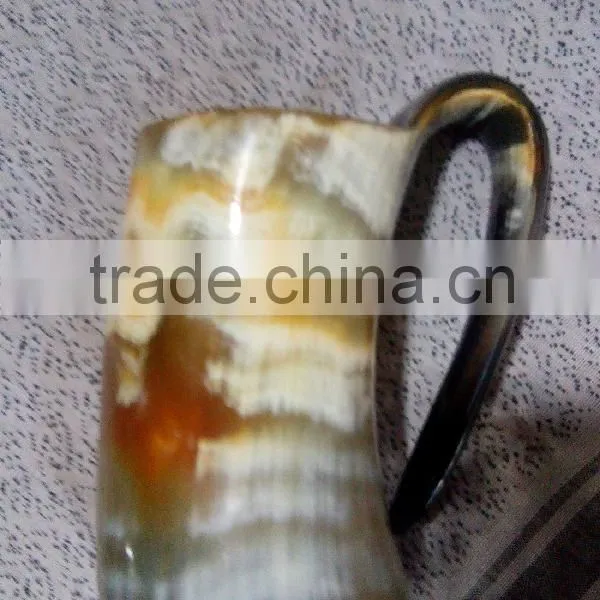 Natural Buffalo Horn Mugs /Tankard photo-5