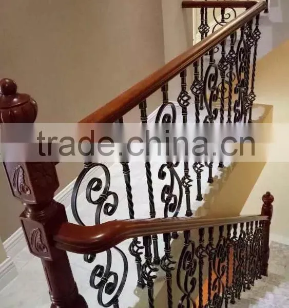 Wrought Iron Stair Railing Panels , Stair Handrail , Wrought Iron Stair Railing on Online Shopping photo-3