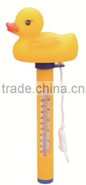 Floating Pool Thermometer Pro Premium Duck Shape Water Temperature Thermometers With String, Shatter Resistant photo-3