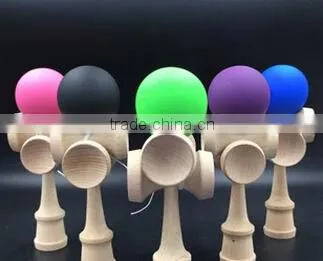 2015 New Design High Quality Colorful Customize Intelligence Toys Wooden Kendama Ball