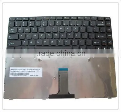 New Laptop Keyboard For Lenovo G470 us Laptop Keyboard Black