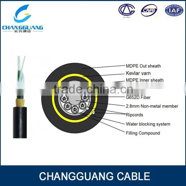 High Quality Singlemode Outdoor Armored 24 Core Fiber Optic Cable photo-6