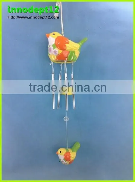 Home Decor Ceramic Birds for Sale With Wind Chime