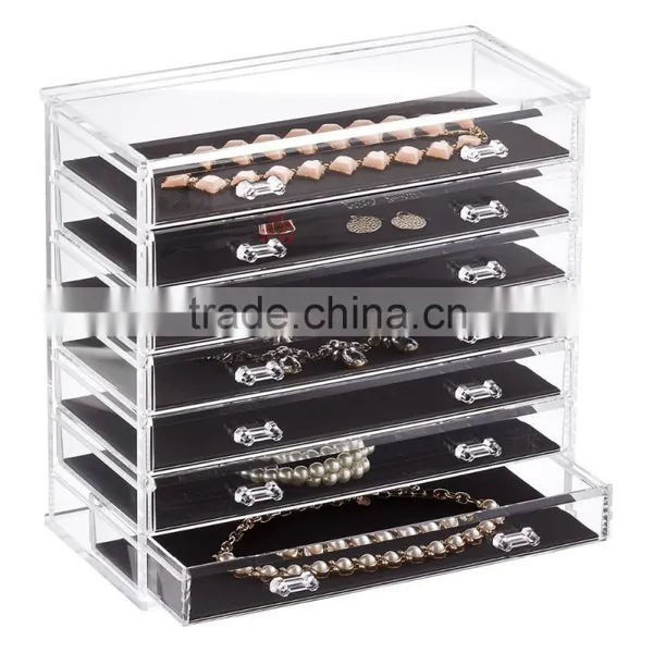 7-Drawer Organizers Premium Clear Acrylic Storage Boxes (AB-U-615) photo-3