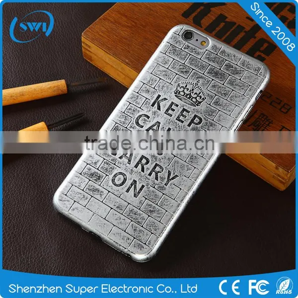 Hot Selling 3D Bronzy Copper Phone Case TPU Rubber Soft Case Back Cover Shell Compatible For IPhone 5 6 6S Series photo-5
