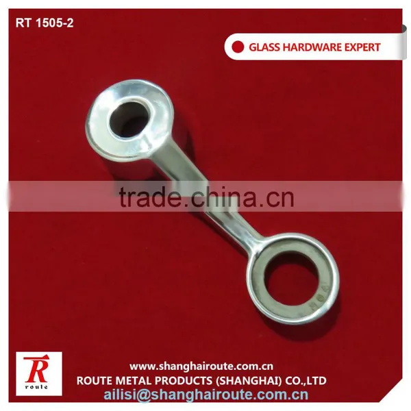 Good Quality 316Stainless Steel Mirror Polish Glass One Arms Wall Spider Made In China photo-2