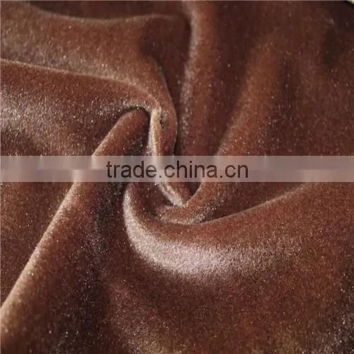 Flat Fialment Spandex Velvet Polyester Velvet Fabric