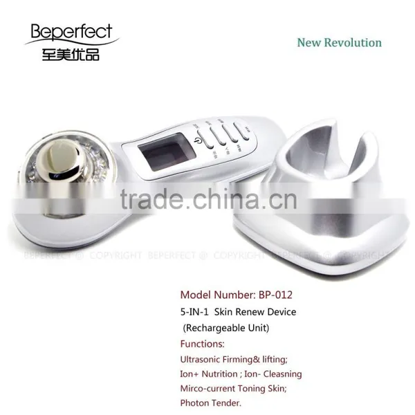 BP-012B Skin Shine Beauty Cream Massager With Ultrasonic Photon Galvanic Therapy photo-3