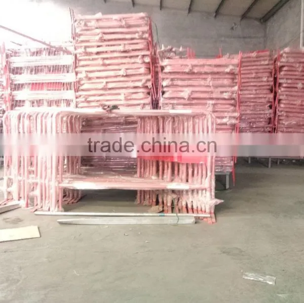 French Power Coated Steel Road Traffic Barricade Wholesale With Reflection Sticker photo-5