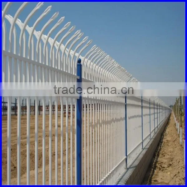 PVC Coated Casting Wrough Iron Steel Fence for Home/garden/villas/school photo-4