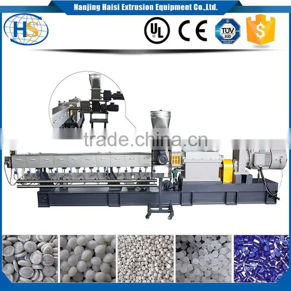 Co-rotating Masterbatch Twin Screw Granules Pellet Making Automatic Second Hand Germany Plastic Extruder Machine photo-3