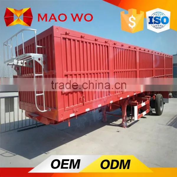 China Commercial Vehicle 3 Axles Small Van Semi Trailer Sale photo-3