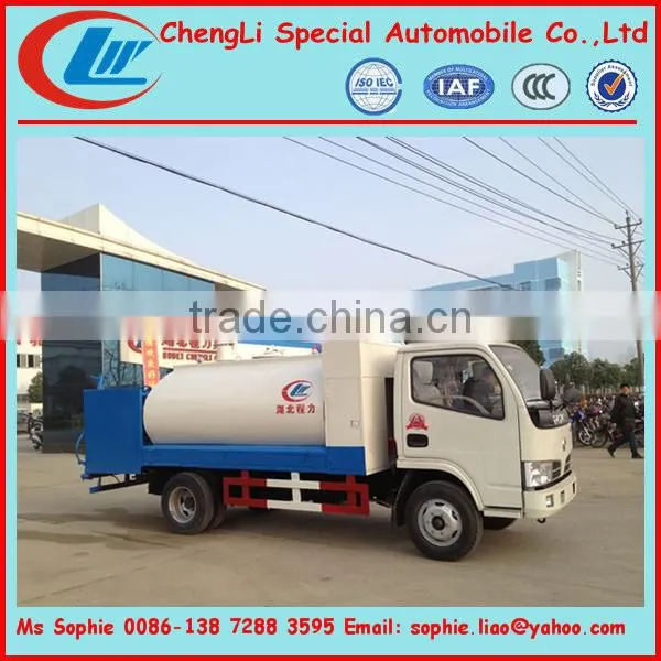 Dongfeng 4000L Asphalt Sprayer / Bitumen Sprayer Truck , Bitumen Emulsion Sprayer