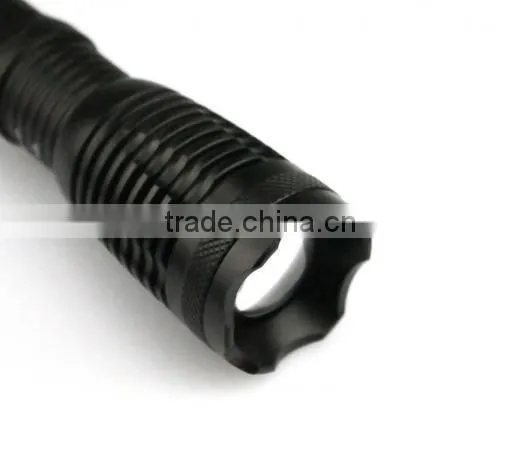 XML-T6 Rechargeable Zoom Flashlight LED Torch Flashlight Tactical Flashlight photo-4