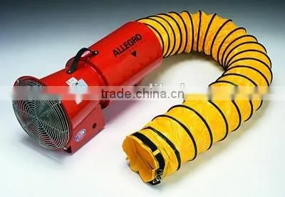 Orange Fire-resistant PVC Flexible Air Duct for Exhaust Bad Air photo-4