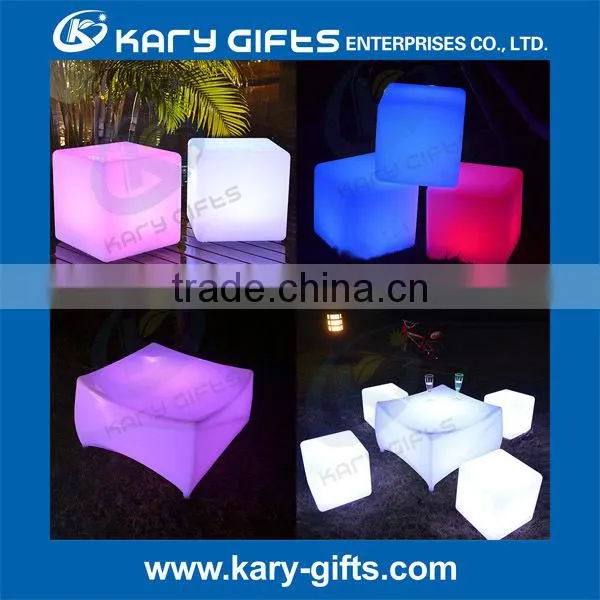 Fantastic High Quality Customized Plastic Led Bar Foot Stool photo-3