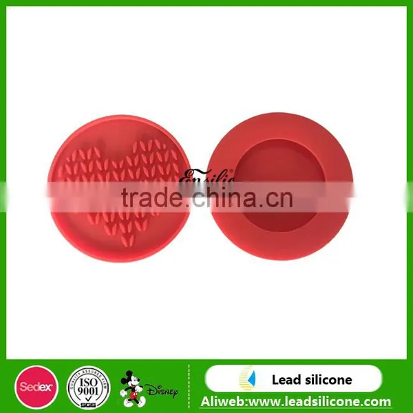 Silicone Cookie Stamp With Wooden Handle,Festivity Style Pink Silicone Cookie Stamp photo-5